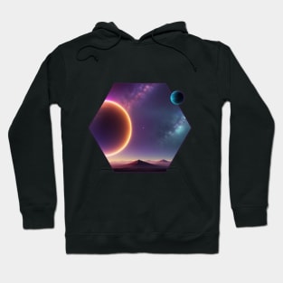 Planets in Space - Cosmic Exploration Design Hoodie